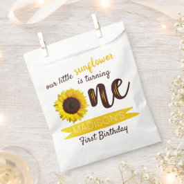 リトルヒマワリ1歳の誕生日パーティー フェイバーバッグ