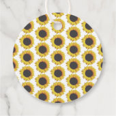 リトルヒマワリ1歳の誕生日メッセージカード フェイバータグ (裏面)