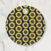 リトルヒマワリ1歳の誕生日メッセージカード フェイバータグ (裏面)