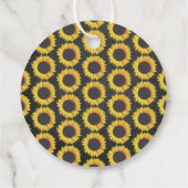 リトルヒマワリ1歳の誕生日メッセージカード フェイバータグ (裏面)