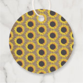 リトルヒマワリ1歳の誕生日メッセージカード フェイバータグ (裏面)