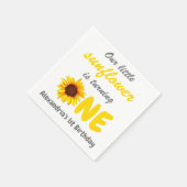 リトルヒマワリ1歳の誕生日 スタンダードカクテルナプキン (角)