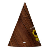 リトルヒマワリ1歳の誕生日 パーティーハット (左)