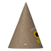 リトルヒマワリ1歳の誕生日 パーティーハット (左)