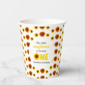 リトルヒマワリ1歳の誕生日 紙コップ (正面)