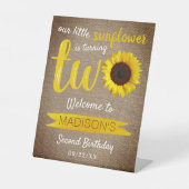 リトルヒマワリ2nd誕生日へようこそ 台座サイン (正面)