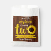 リトルヒマワリ2nd誕生日パーティー フェイバーバッグ (正面)