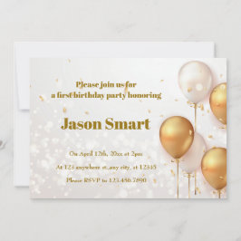 リトルヒーローファースト誕生祝い 招待状