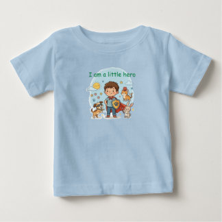 リトルヒーローTシャツ ベビーTシャツ