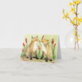 リトルビクセンスカード カード (黄色い花)