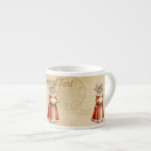 リトルビクトリアンカロラーカスタムクリスマス エスプレッソカップ (正面右)