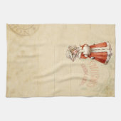 リトルビクトリアンカロラーカスタムクリスマス キッチンタオル (横)