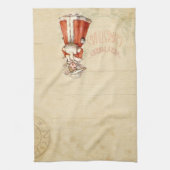 リトルビクトリアンカロラーカスタムクリスマス キッチンタオル (縦)
