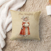 リトルビクトリアンカロラーカスタムクリスマス クッション (ブランケット)