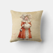 リトルビクトリアンカロラーカスタムクリスマス クッション (裏面)