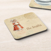 リトルビクトリアンカロラーカスタムクリスマス コースター (左側)