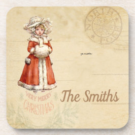 リトルビクトリアンカロラーカスタムクリスマス コースター