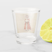 リトルビクトリアンカロラーカスタムクリスマス ショットグラス (裏面)