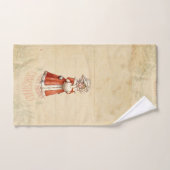 リトルビクトリアンカロラーカスタムクリスマス バスタオルセット (ハンドタオル)