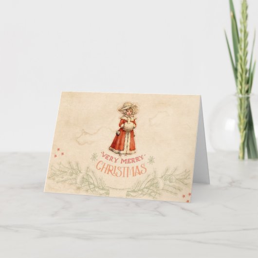 リトルビクトリアンカロラークリスマス カード (正面)