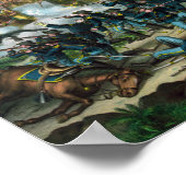 リトルビグホーン – カスターの最後の立ち ポスター (角)