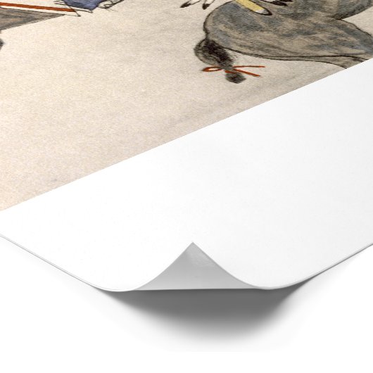 リトルビッグホーンの戦いのオープン(インク) ポスター (角)