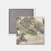 リトルビッグホーンの戦いのオープン（インク） マグネット (正面/裏面)