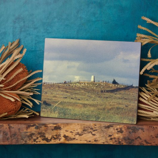 リトルビッグホーン戦場国家記念碑(写真) フォトプラーク (側面)