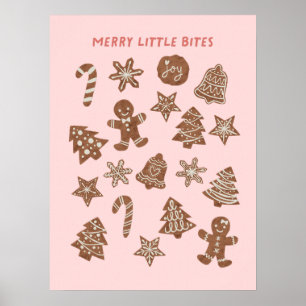 リトルビッメリートChristmas Cookies Pink ポスター