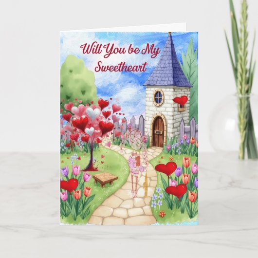 リトルビレッジ スイートハート バレンタイン シーズンカード (正面)