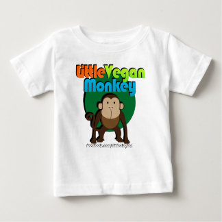 リトルビーガンサル乳児/子長袖 ベビーTシャツ