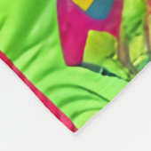 リトルビーグルパピーキルトライクデザイン フリースブランケット (角)