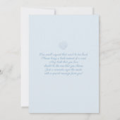 リトルビーチベビーシャワーボーイ 招待状 (裏面)