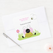 リトルビーバンブルビーズスクエア好意ステッカー スクエアシール (封筒)