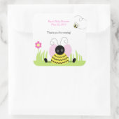 リトルビーバンブルビーズスクエア好意ステッカー スクエアシール (バッグ)