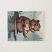 リトルビーバーオンレイク ジグソーパズル (横)