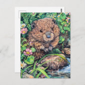 リトルビーバーバイクリークバンク ポストカード (正面/裏面)