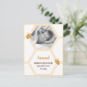 リトルビーベビー誕生統計 ポストカード (スタンド正面)