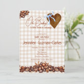 リトルビーンはベイビーシャワーを開催します 招待状 (スタンド正面)