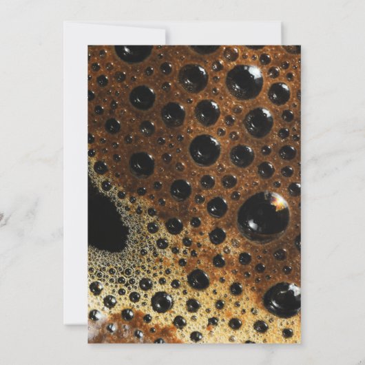 リトルビーンコーヒーをテーマにしたベビーシャワー招待状 招待状 (裏面)