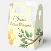 リトルビー赤ちゃんシャワーお願いボックス フェイバーボックス (オープン)