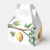 リトルビー赤ちゃんシャワーお願いボックス フェイバーボックス (裏面サイド)