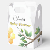 リトルビー赤ちゃんシャワーお願いボックス フェイバーボックス (オープン)