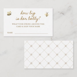 リトルビー赤ちゃんシャワーベリーゲーム エンクロージャーカード