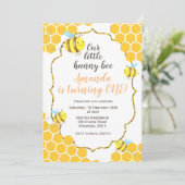 リトルビー1歳の招待状 招待状 (スタンド正面)