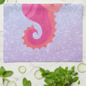 リトルピかわいらしックシーホース キッチンタオル (折り畳み)