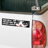 リトルピエロ防犯バンパーステッカー バンパーステッカー (トラック上)