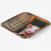 リトルピギーハッピーバースデー ペーパープレート (傾斜あり)