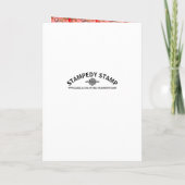 リトルピギー誕生日グリーティングカード 招待状 (裏面)