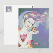 リトルピクシーブーツ – スターガジング ポストカード (正面/裏面)